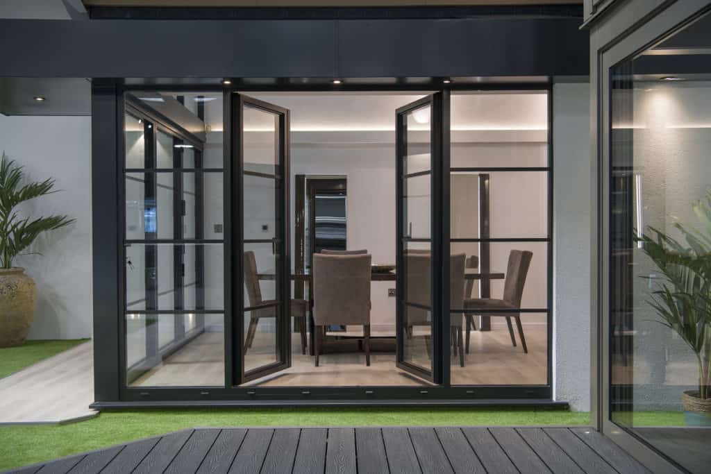 Buy Steel Look Bifold Doors Online | Express Bi-folding Doors